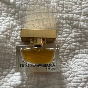 Dolce and Gabbana the One perfume 30ml approximately 25ml left
